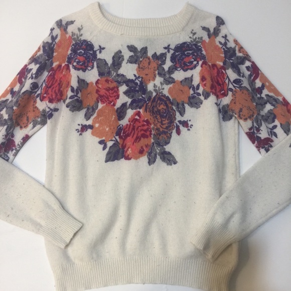 Forever 21 Women’s White Pullover Sweater Large - Picture 3 of 5